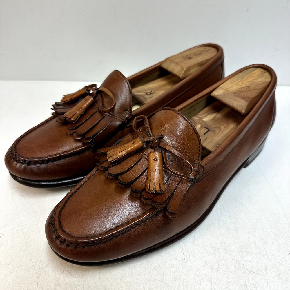NEW HEELS Rancourt & Co. x FootJoy Tassel Loafers Kiltie Brown Maine USA 10.5 D